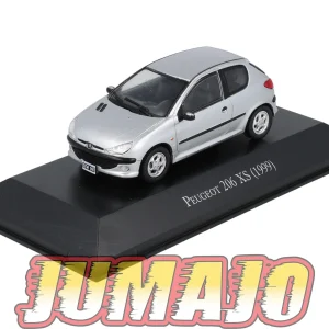 ARG60 Voiture 1/43 SALVAT Argentine PEUGEOT 206 XS 1999 3 Portes (Blister)