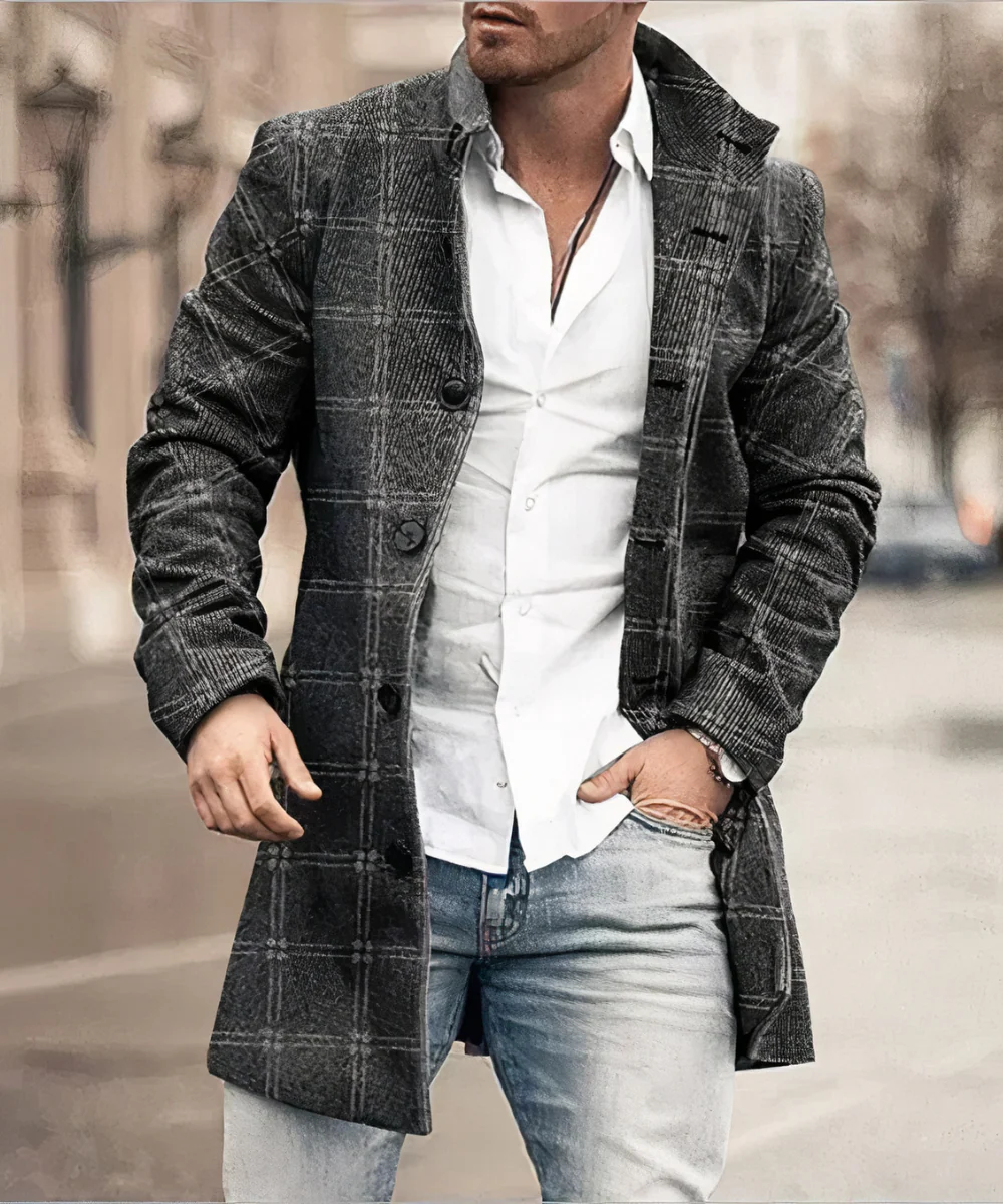 Austin | Trench-coat d'hiver chic pour hommes – Image 5