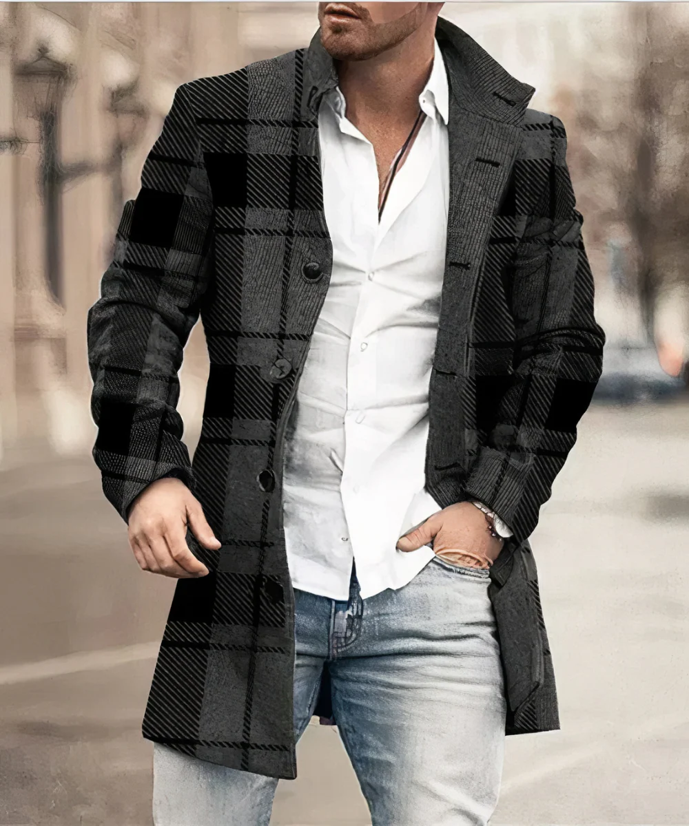 Austin | Trench-coat d'hiver chic pour hommes – Image 4