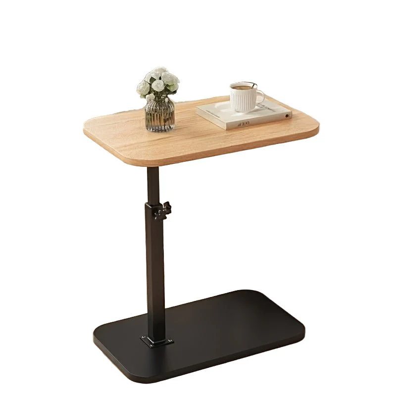 ADJUSTA - Table d'appoint réglable avec plateau en bois et structure en métal – Image 9