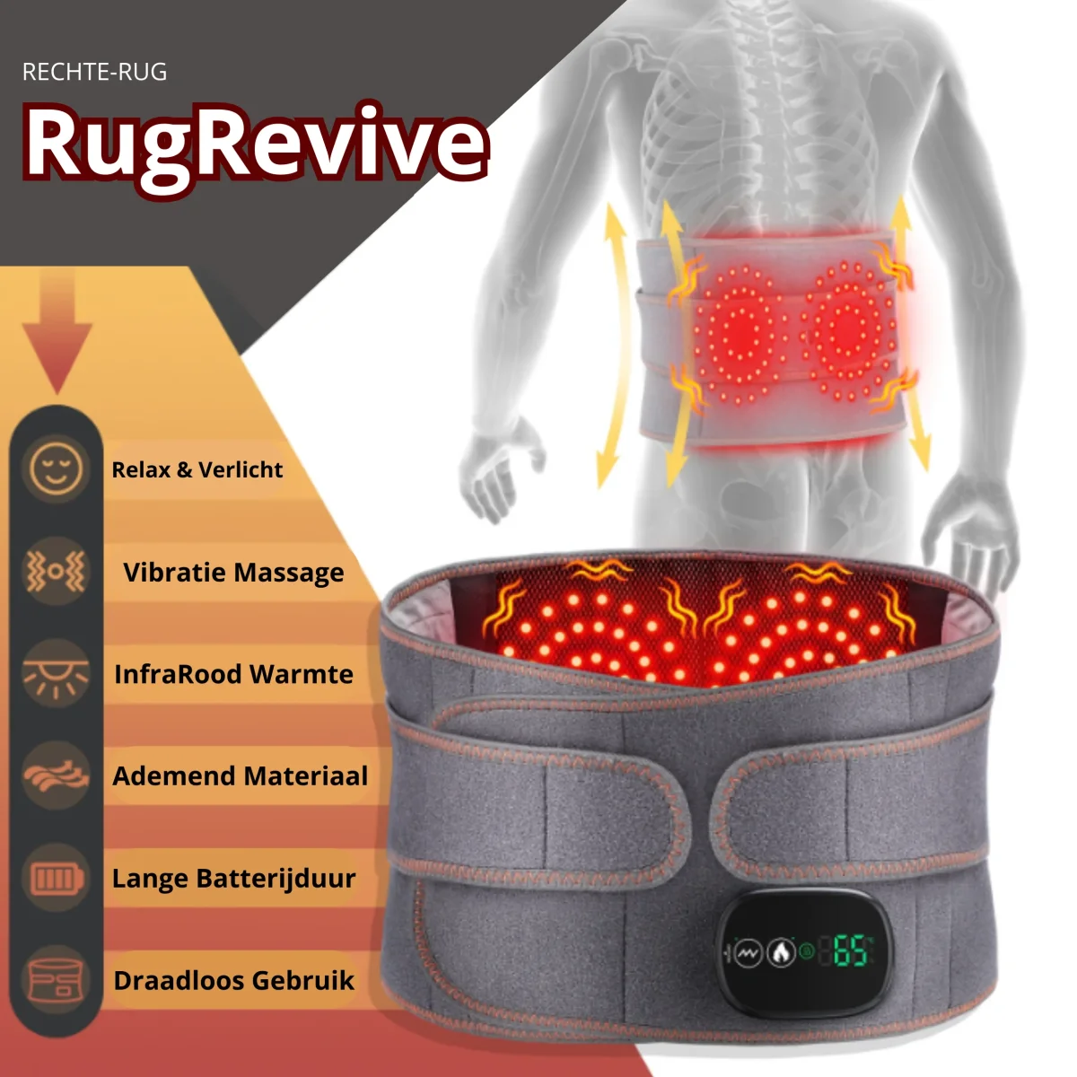 Chaleur infrarouge - bas du dos – Image 5