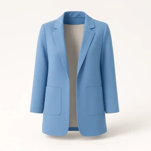 Blazer long pour femme couleur kaki automne MODA