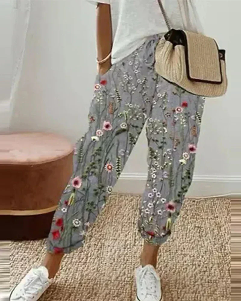 Pantalon en lin pour femmes - Layla – Image 3