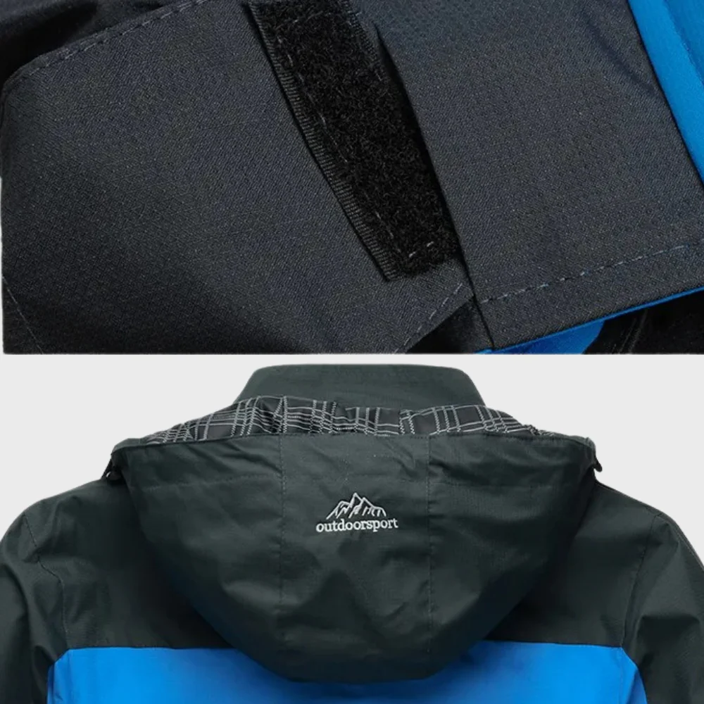 Veste d'extérieur Softshell pour hommes avec capuche, membrane coupe-vent, finition déperlante et doublure chaude pour l'automne – Image 5