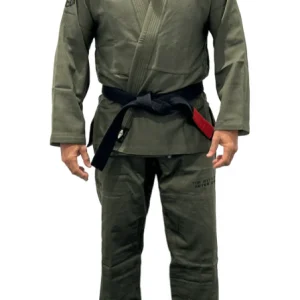 Kimono BJJ (Gi) Maeda Red Label 3.0 verde militar - CINTURÓN BLANCO INCLUIDO