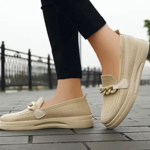 Nalia™ – Mocassins Femmes Confort à Chaîne Élégante