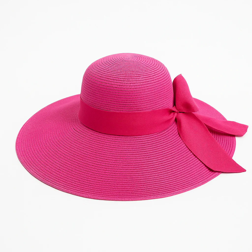 Chapeau de Plage Femme en Paille avec Large Bord – Image 6