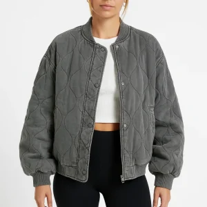 Blouson aviateur pour femme - veste légère de printemps et d'automne