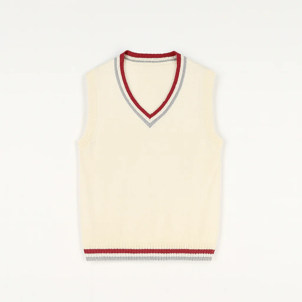 Christof - Pull en tricot sans manches à col en V pour hommes – Image 6