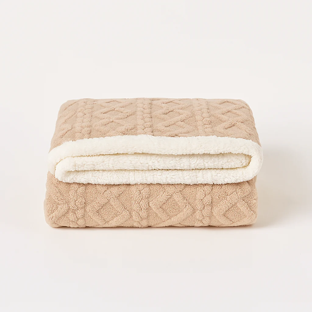 Couverture d'hiver chaude pour les nuits froides - Épaisse, moelleuse & élégante pour la chambre à coucher & le canapé – Image 5