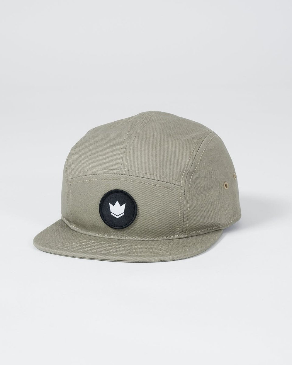 Crown Patch Strapback Hat - Sage Green – Image 2