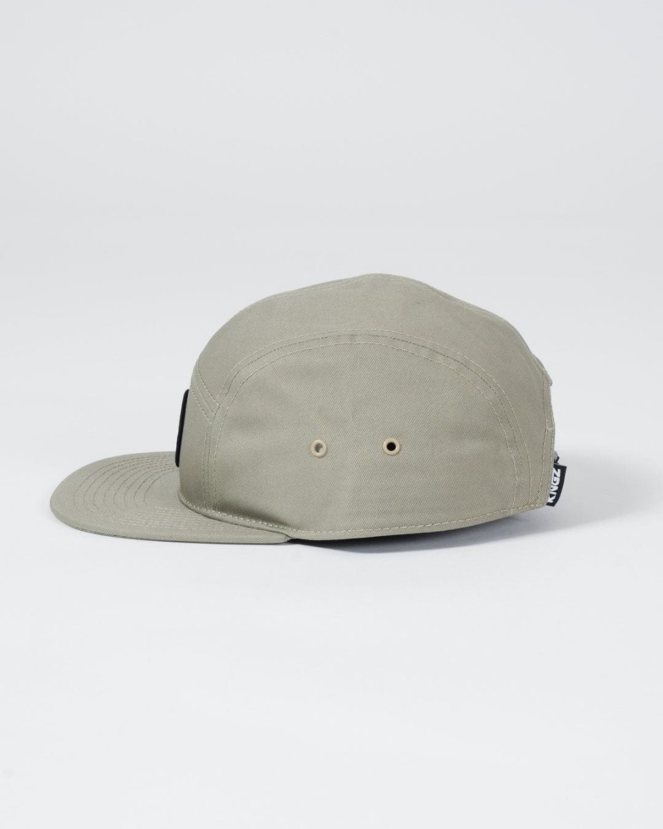 Crown Patch Strapback Hat - Sage Green – Image 4