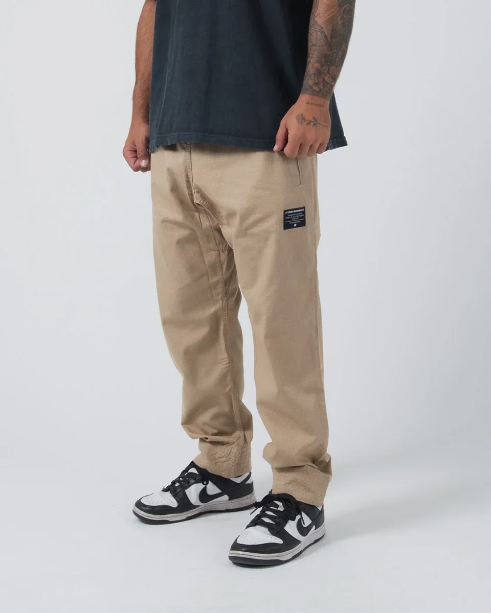 Kingz Casual Rip Stop Gi Pant- Khaki – Image 3
