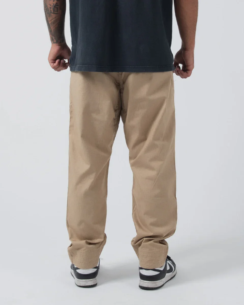 Kingz Casual Rip Stop Gi Pant- Khaki – Image 4