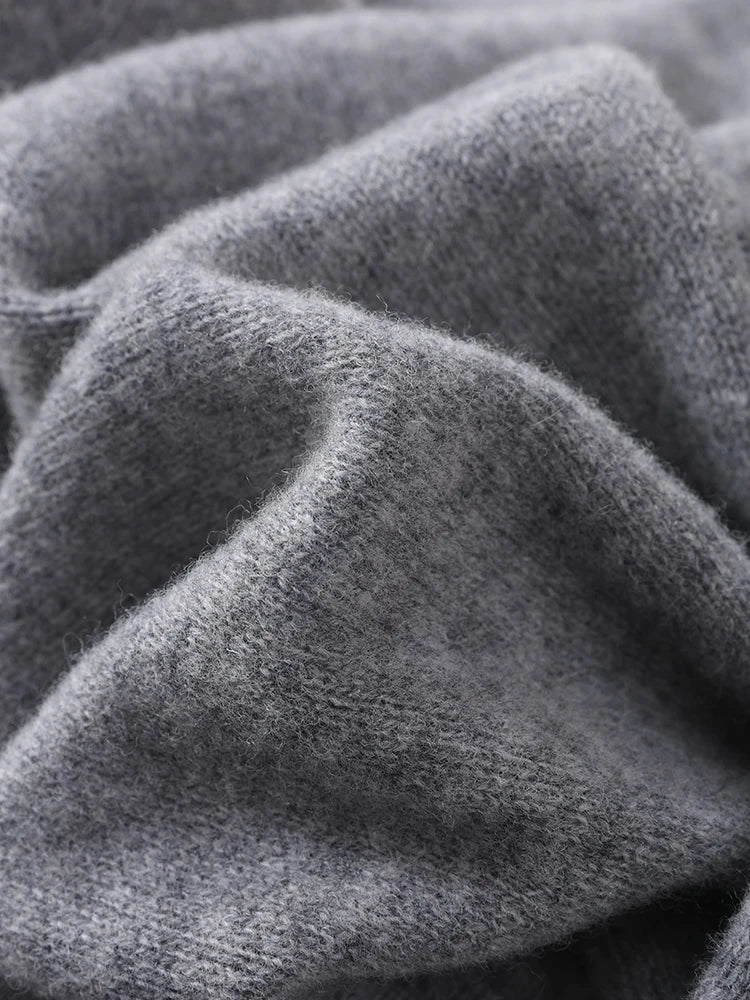 Elégante écharpe triangulaire 100% laine - Chaude et élégante pour l'automne et l'hiver – Image 6