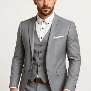 Evert | Ensemble trois pièces pour homme comprenant un blazer, un gilet et un pantalon pour les occasions festives et élégantes d'automne