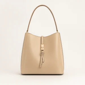 Femme - Sac à main hobo - Insertions en croco - Style chic