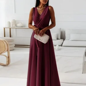 Elin | Magnifique robe maxi d'automne pour femme