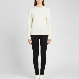 Pull femme en cachemire doux à col rond