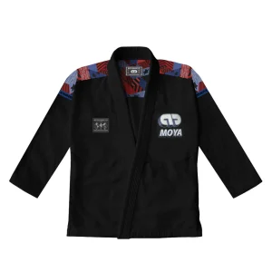 Kimono BJJ (Gi) Moya Brand Stars & Stripes- Negro