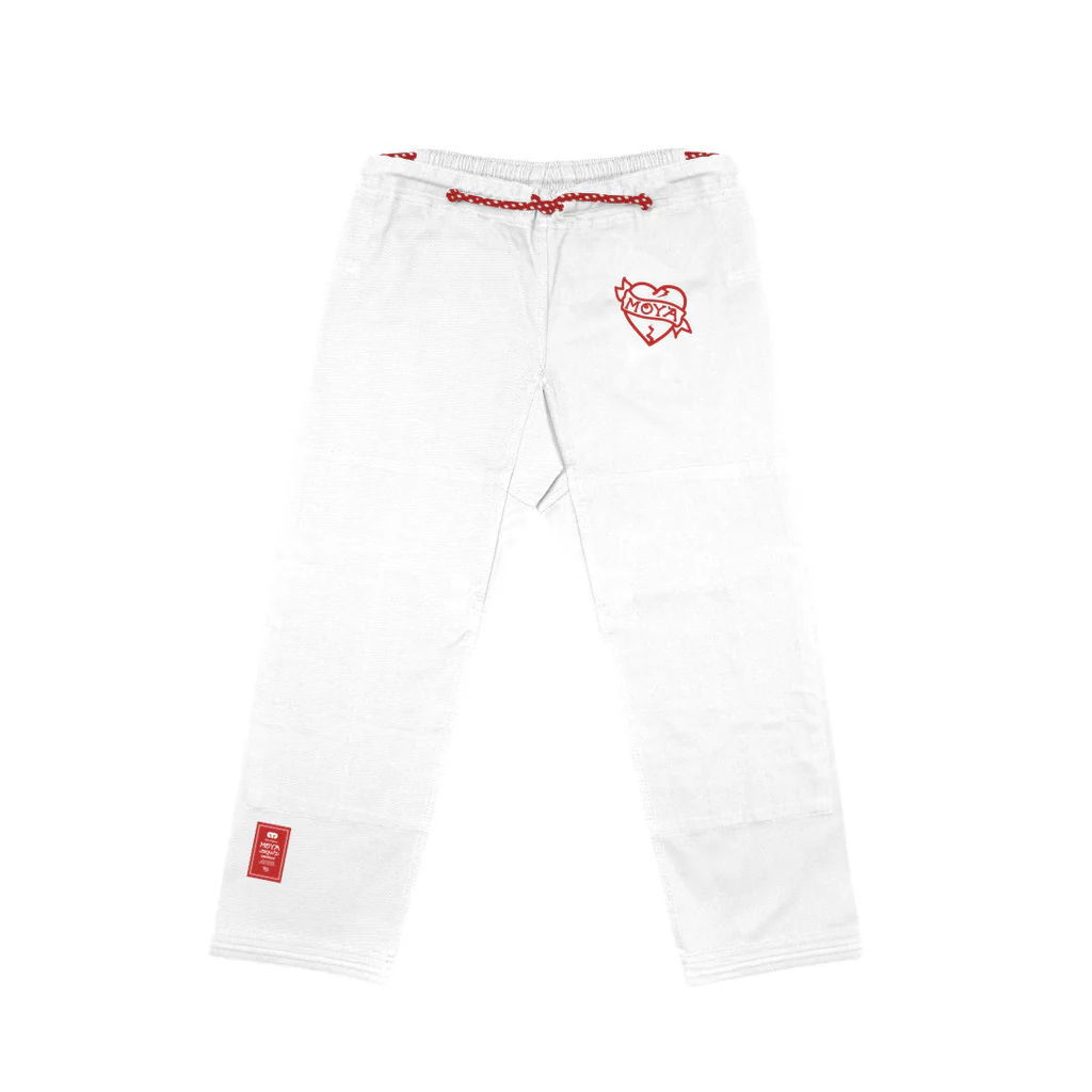 Kimono BJJ ( Gi) Moya Brand Love X Hate- Blanco – Image 3