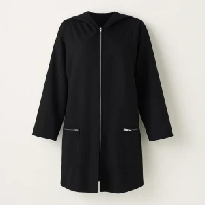 Gilet Long Femme Couleurs Unies - Automne Angelique