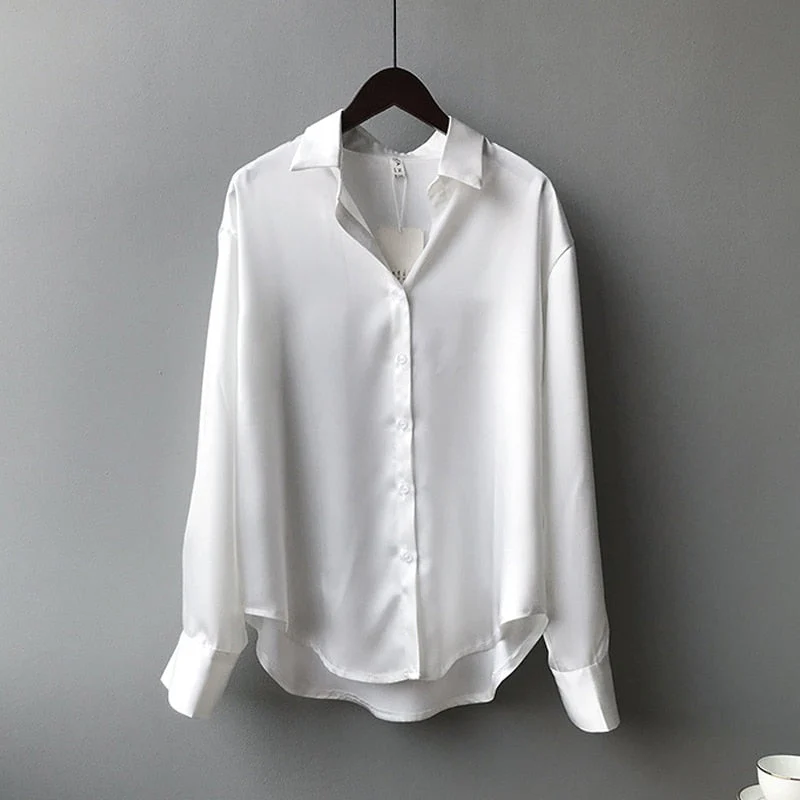 Blouse en soie luxueuse pour femme – haut en soie élégant d'inspiration vintage – Image 7