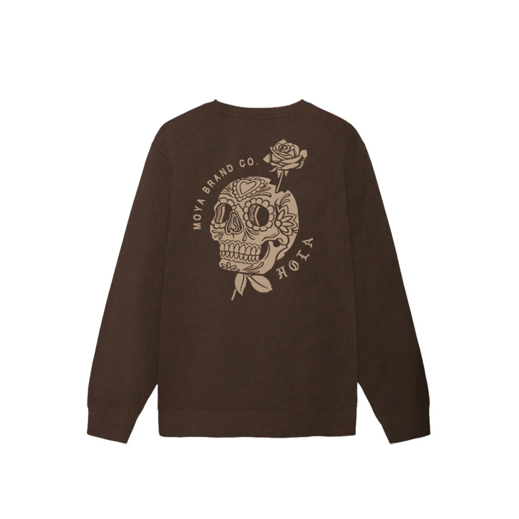 Hola Elvia Choco Crewneck – Image 3