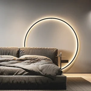 Applique murale LED moderne, ronde et minimaliste
