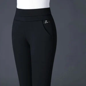 Leggings taille haute extensibles avec fausses poches