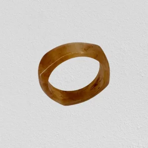 Bracelet Fumée carré beige