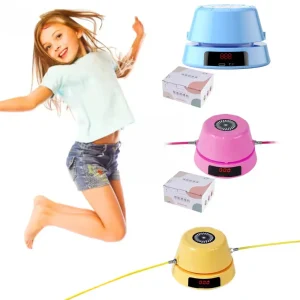 Machine à sauter électrique intelligente avec corde rotative