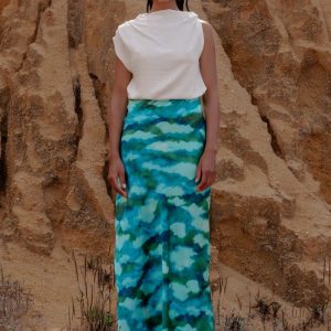 Jupe passion tie & dye bleu