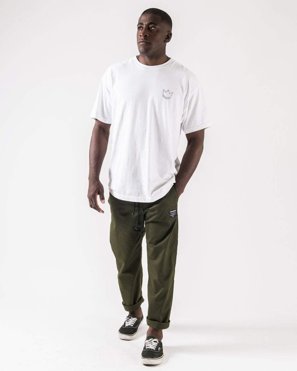 Kingz Casual Rip Stop Gi Pant- Verde Militar – Image 7