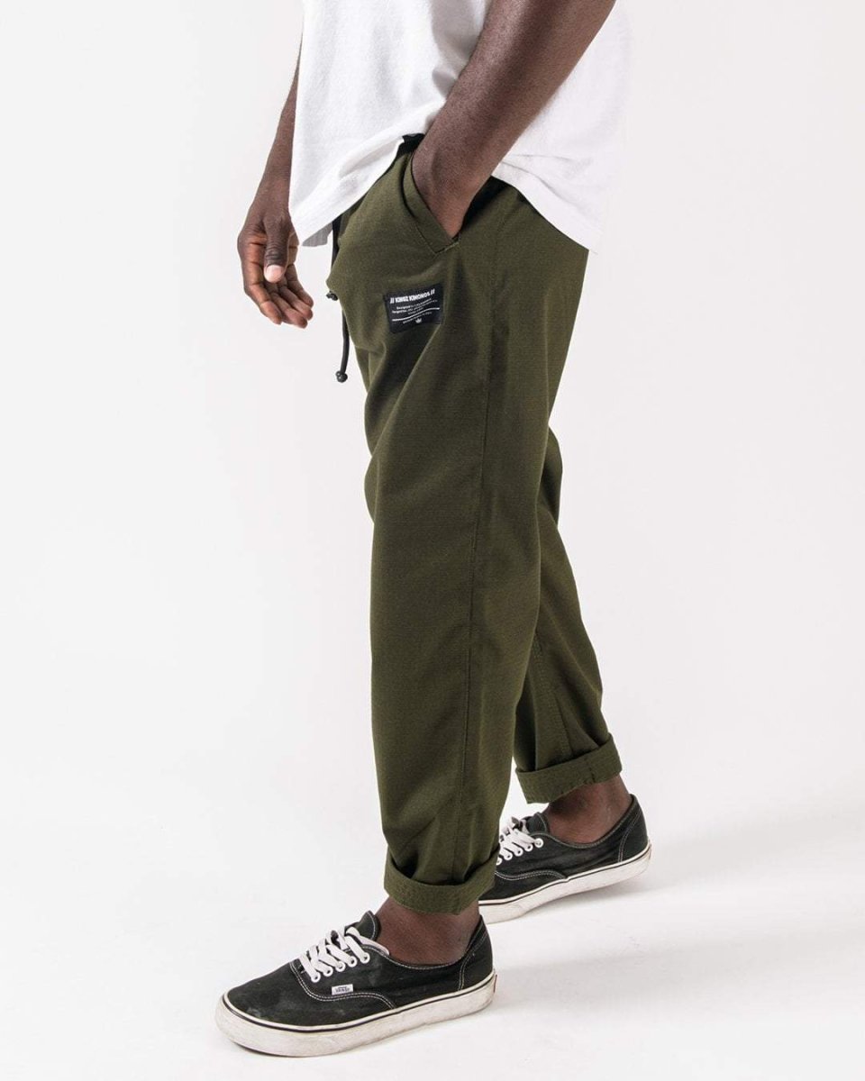 Kingz Casual Rip Stop Gi Pant- Verde Militar – Image 6