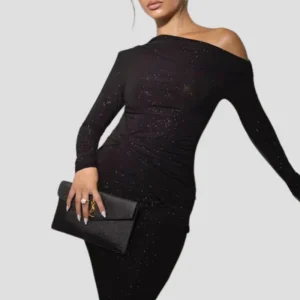 Lieke | Maxi robe pailletée