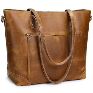 Sac fourre-tout vintage pour femmes - Sac à bandoulière classique en cuir