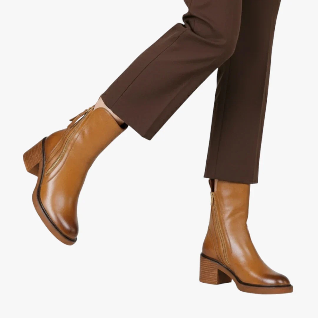 Madelyn | Bottes à hauteur de cheville avec talon bloc et confort rembourré pour femmes – Image 3