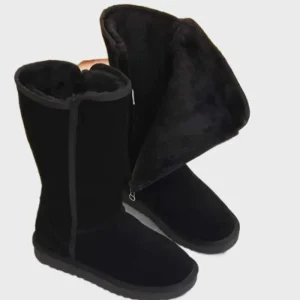 Mylene | bottes d'hiver en peau de mouton chaudes et imperméables avec fermeture éclair