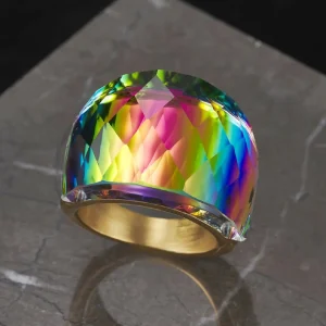 Bague en Or Chromatique Colorée