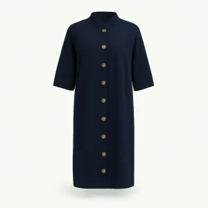 Nora - robe midi simple et décontractée pour femme, idéale pour l'automne