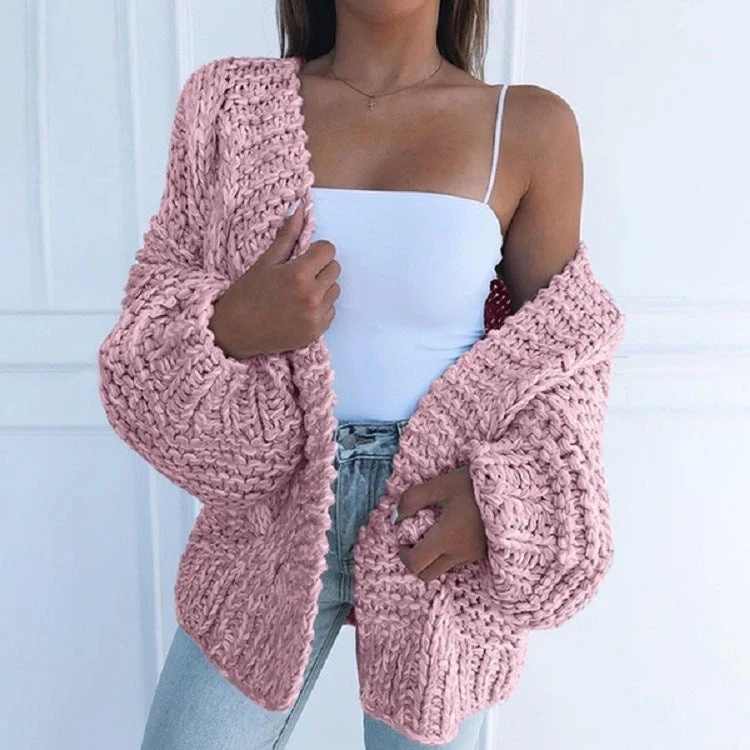 Gilet Annahi en maille pour femme – Couche douce en laine mélangée – Image 4