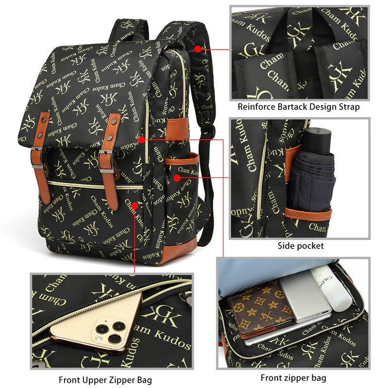 Trendycharm Sac à dos personnalisé - usage quotidien - détail de voyage – Image 3