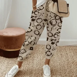 Pantalon décontracté en lin | Mélange de lin | Respirant et confortable