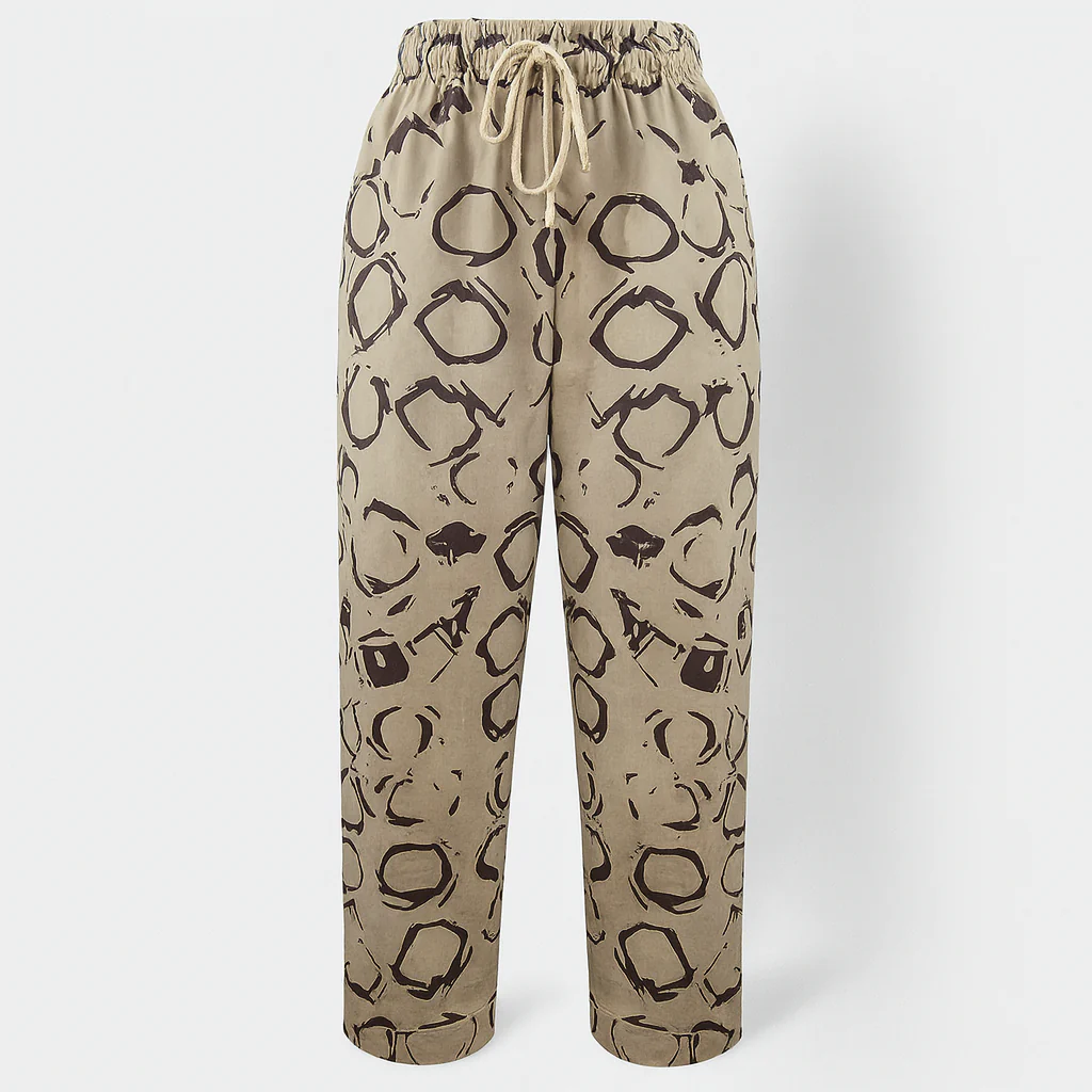 RIVE - Pantalon élégant en coton et lin