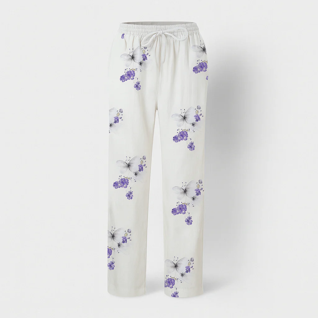 RIVE - Pantalon élégant en coton et lin – Image 5