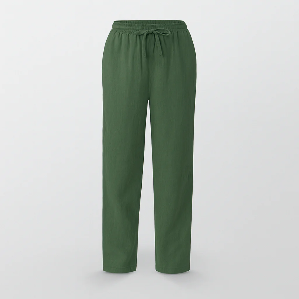 RIVE - Pantalon élégant en coton et lin – Image 7