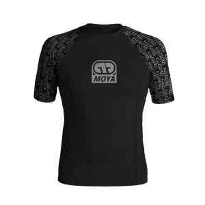 Rashguard Moya 25 Manga Corta - Negro