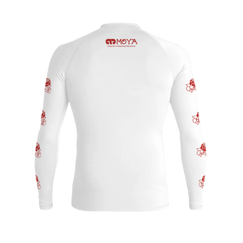 Love X Hate White LS Rashguard – Image 3