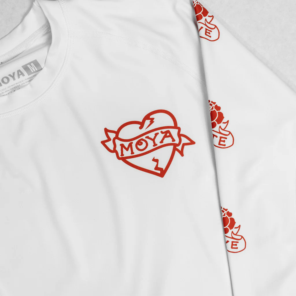 Love X Hate White LS Rashguard – Image 4